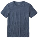 T-shirt i hør til mænd Blue