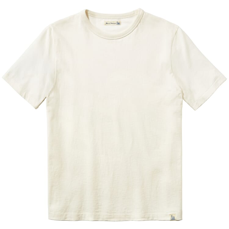 T-shirt til mænd TEE02, Offwhite