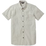 Men's half-sleeved shirt patterned 1957 Natural-brown