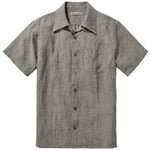 Men's linen shirt half-sleeve 1947 Beige melange