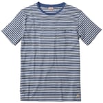 Mens Ringlet T-shirt Medium blue-white