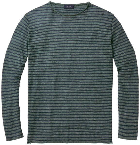 Mens knit sweater Green-Blue