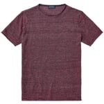 Camisa de punto para hombre Rojo melange