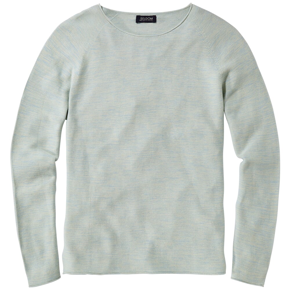Hisir Heren truien tops winter warm gebreide ronde hals trui lange mouwen zachte gezellige mock hals gebreide trui truien voor mannen, 03 Wit, M