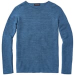 Herren-Strickpullover Blaumelange