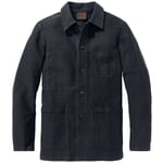 Mens jacket moleskin Night blue