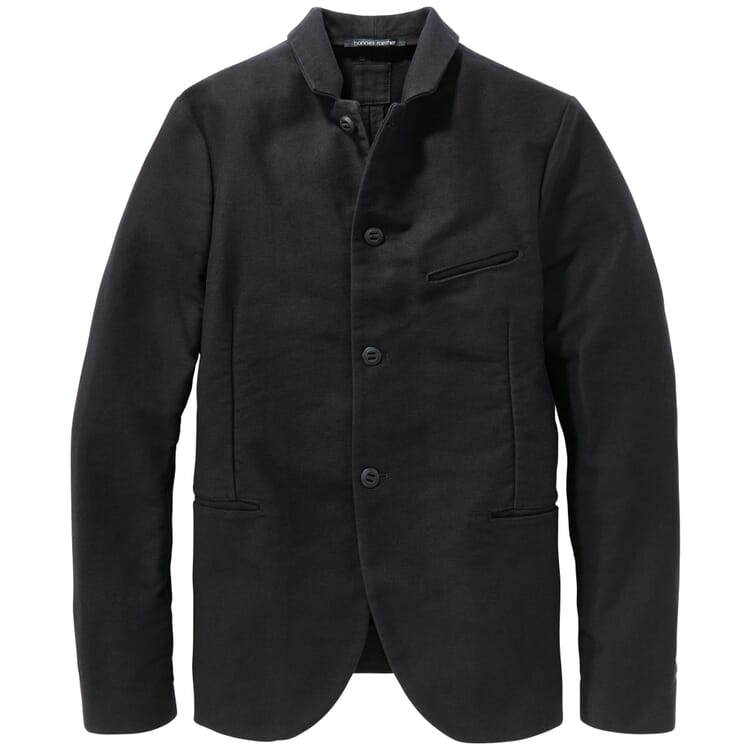 Men's jacket twisted double pilot, Black