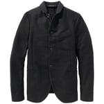 Chaqueta hombre doble piloto retorcida Negro