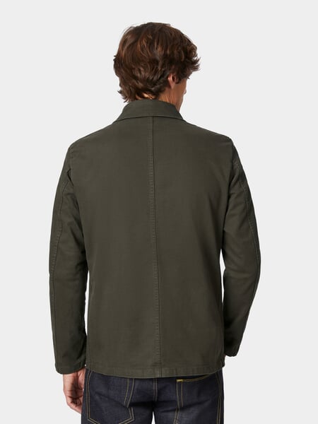 werkjas voor heren Khaki, gepresenteerd op een model