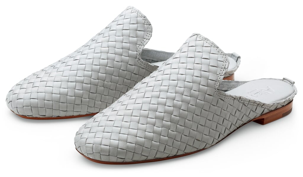 Women’s Braided Loafers Light gray