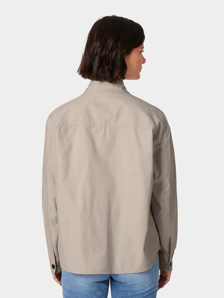 Damen-Hemdjacke Natur, Tragebild