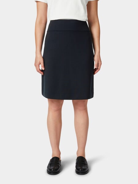 Jupe pour femme TENCEL™ Bleu foncé, présenté sur un modèle