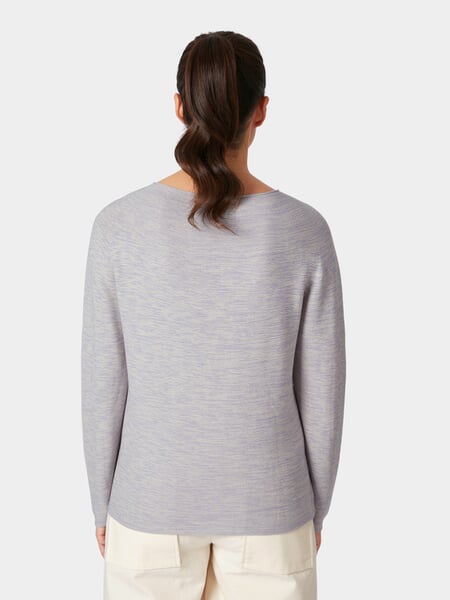 Camiseta de algodón para mujer Mezcla de color lila, Tragebild