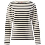 Pull-over en maille pour femme Marine naturelle