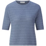 T-shirt en maille pour femme Bleu clair