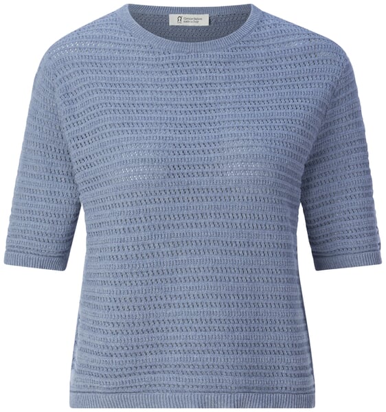 Strikbluse til kvinder Lyseblå