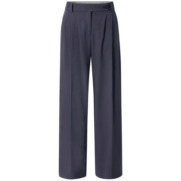 Women’s Pleated Pants.", Midnight Gray"