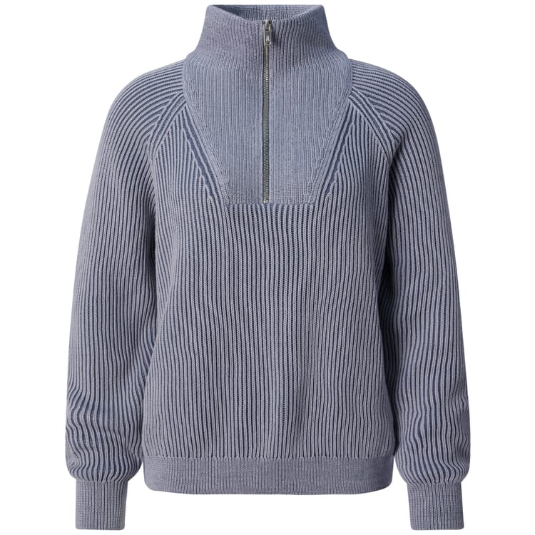 Ladies knitted royer, Lilac gray-blue