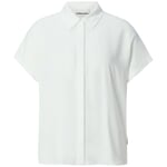 Ladies blouse short sleeve Offwhite