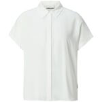 Blusa de señora de manga corta Blanco roto