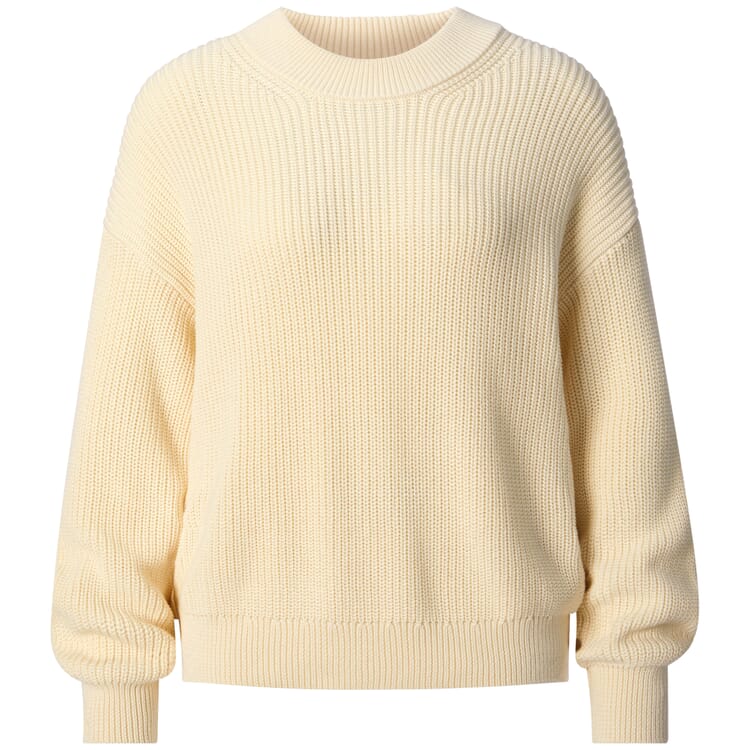 Pull-over en maille pour femme, Blanc naturel