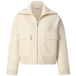 Ladies hip jacket Natural white