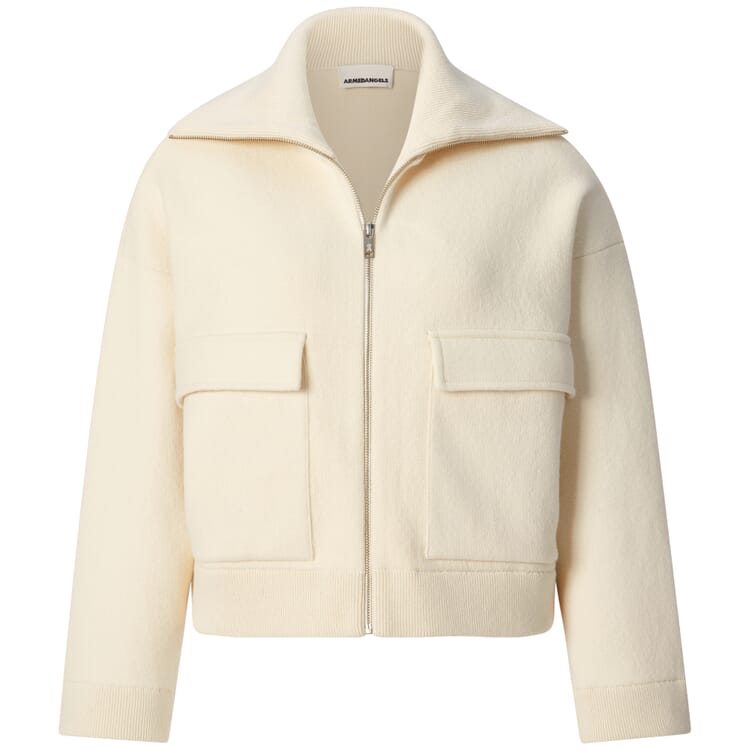 Women's Hip-Length Jacket, Natural white