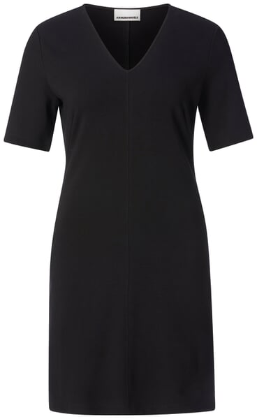 Damen-Jerseykleid Schwarz