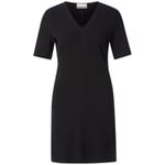 Damen-Jerseykleid Schwarz