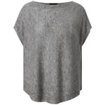 Ladies' linen pullover Grayish orange