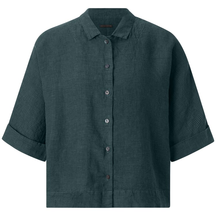 Chemisier femme manches courtes, Vert