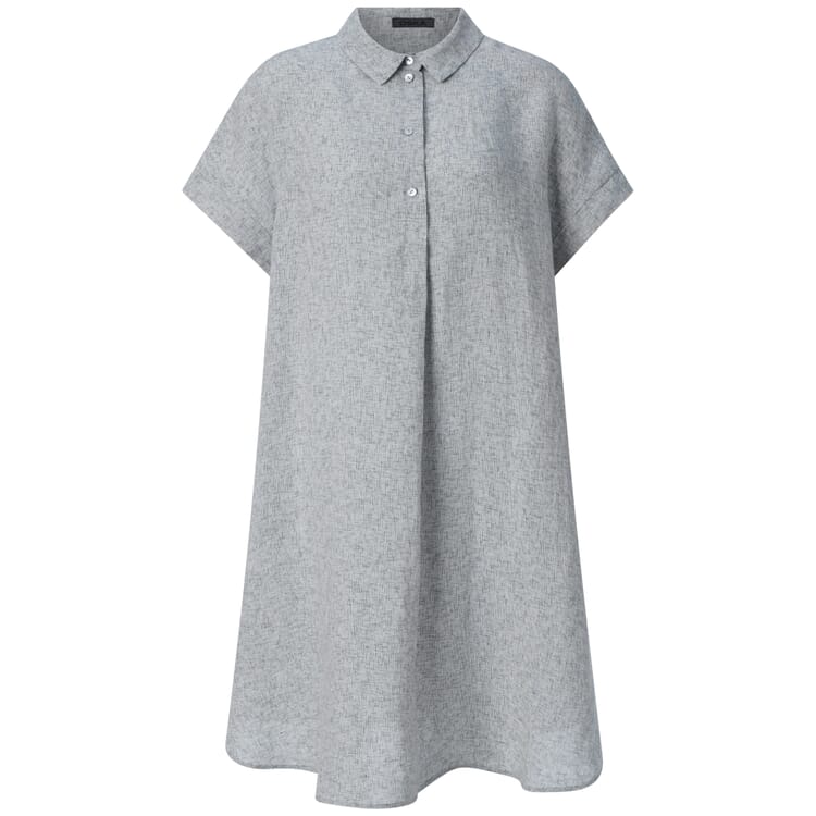 Vestido camisero de señora, Azul grisáceo