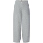 Pantalon en tissu pour femme Bleu gris