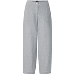 Ladies' fabric trousers Grey blue