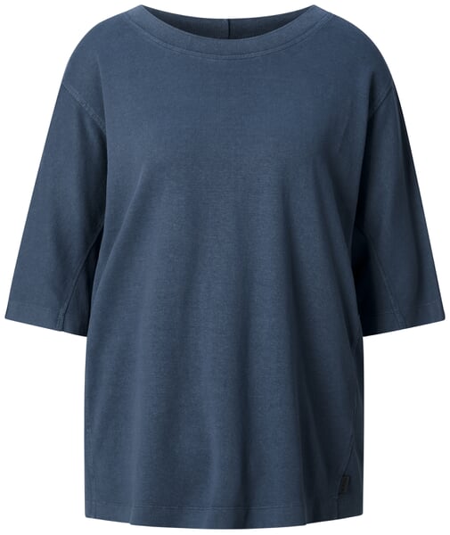 Dameskjorte med korte ærmer Blue