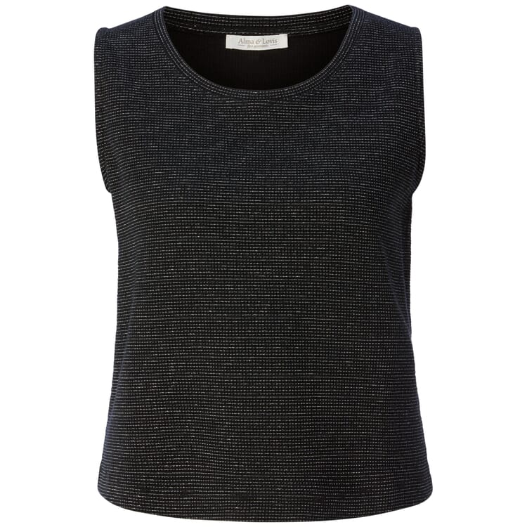 Top en paillettes pour femmes, Noir