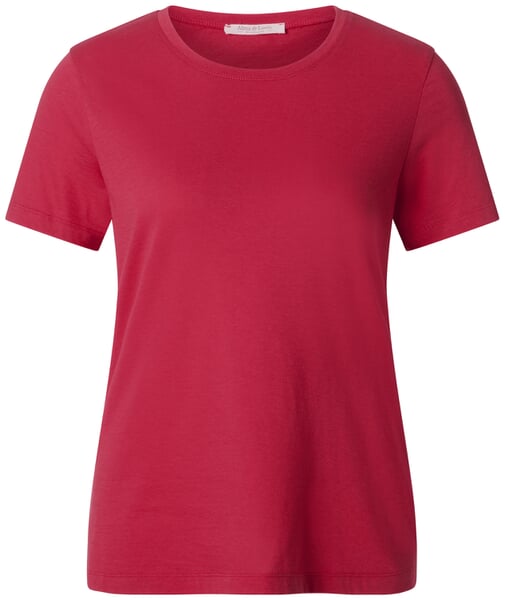 Dame-T-shirt Rød