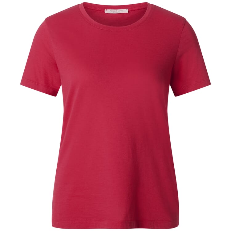 Dame-T-shirt, Rød