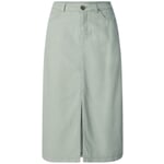 Denimnederdel til damer Lysegrøn