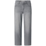 Afskårne jeans til kvinder Grå