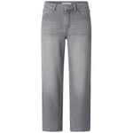 Jeans femme cropped Gris