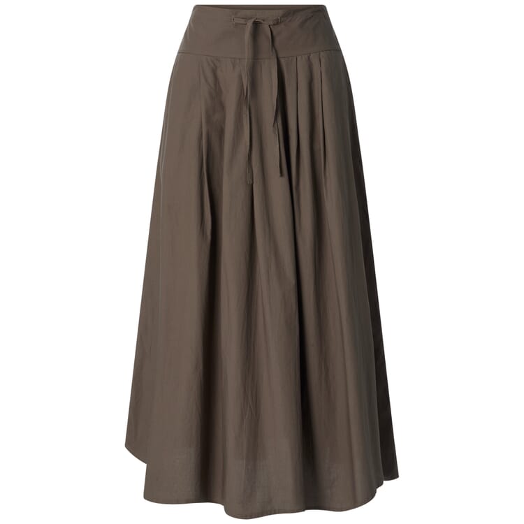 Jupe midi pour femme, Marron clair