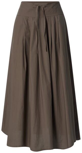 Midiskirt til kvinder Lys brun