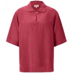 Blusa de lino para señora Rojo