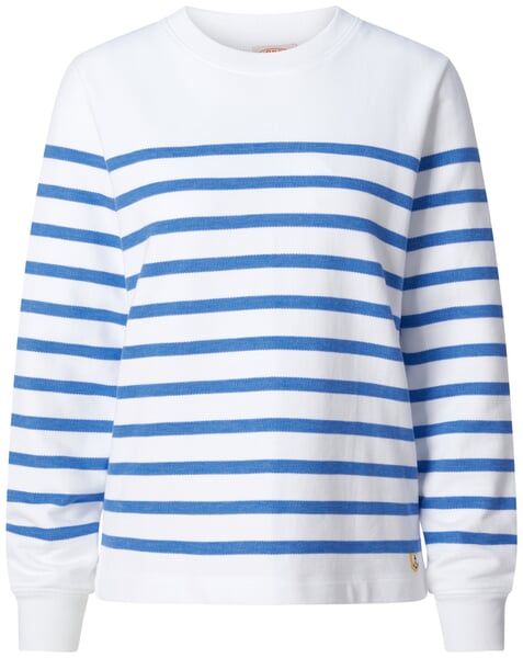 Ladies sweatshirt White-Blue