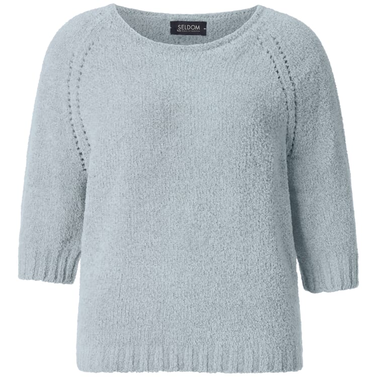 Women’s Short-Sleeve Knit Shirt, Light blue