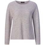 Camisa señora algodón Lila melange