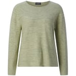 Camicia da donna in cotone Verde melange