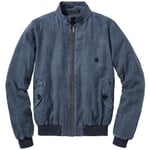 Blouson i hør til mænd Medium blå