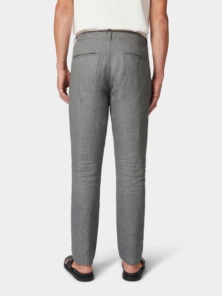 Men's linen pants Grey melange